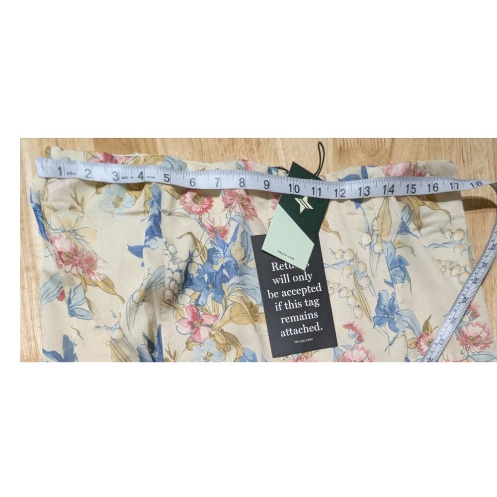 Tuckernuck Floral Mallory Maxi Skirt XL Flowy Flared Chiffon Summer Resort Wear - Picture 2 of 14